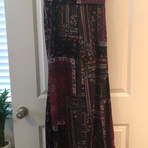 Funky boho flare stretch pants